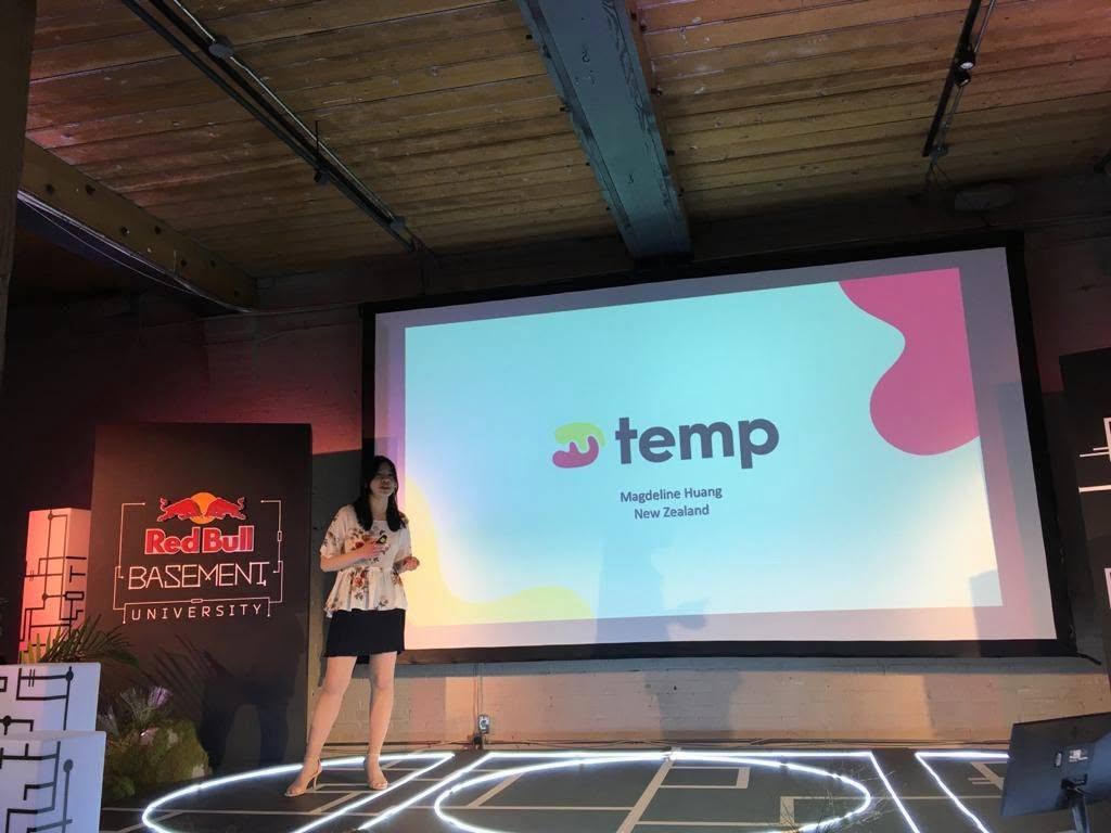 Pitching Temp at Red Bull Basement University